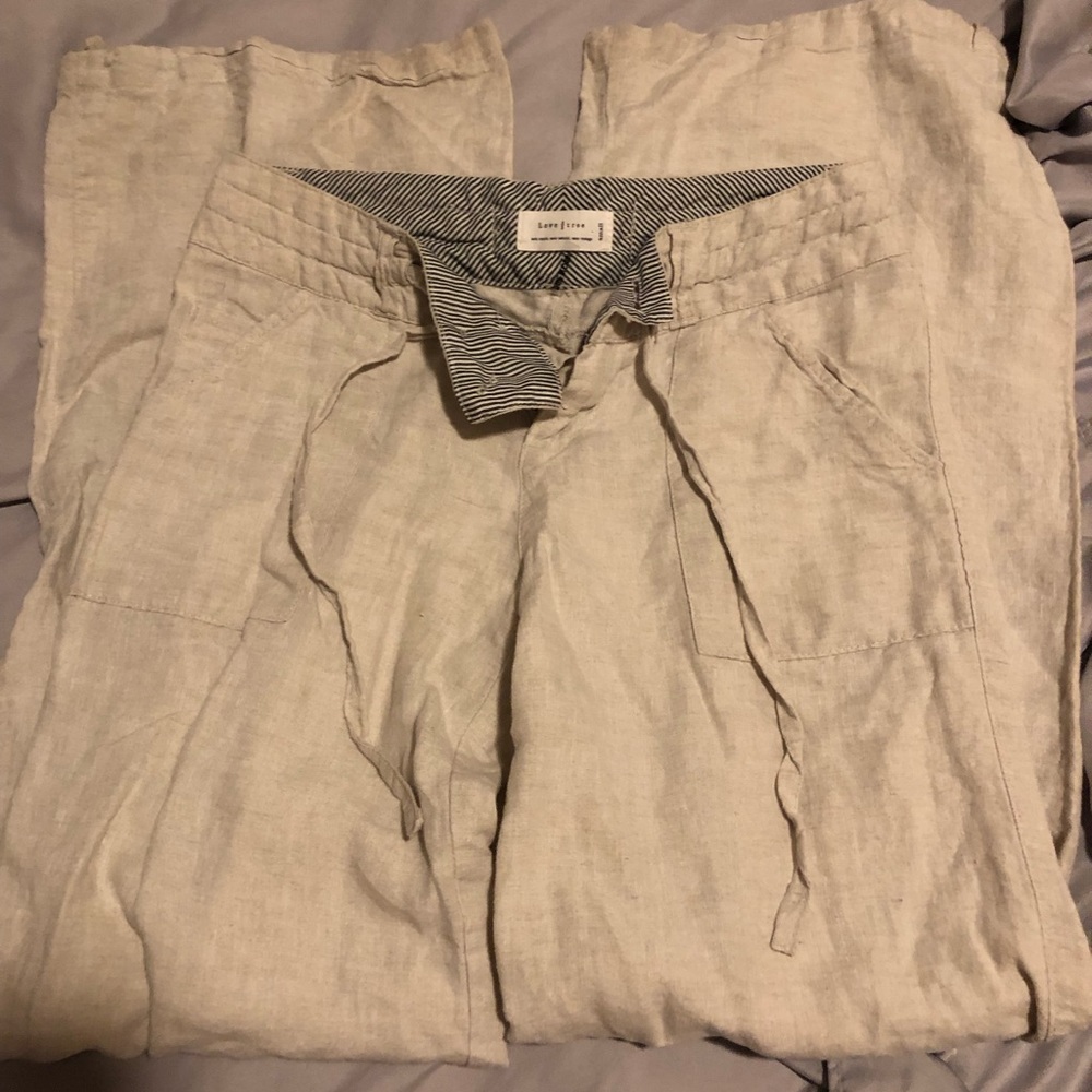 Love tree Linen pants